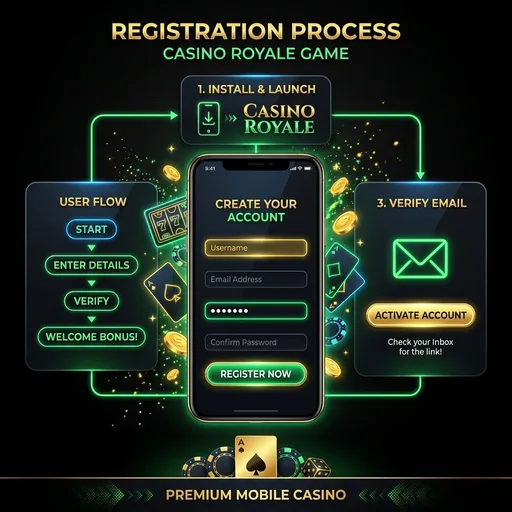 Passo a passo para cadastro em plataforma de jogos